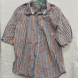 Roca Wear CASUAL SHIRT Mens Size XL Extra Large Button Short Sleeve Rocawear